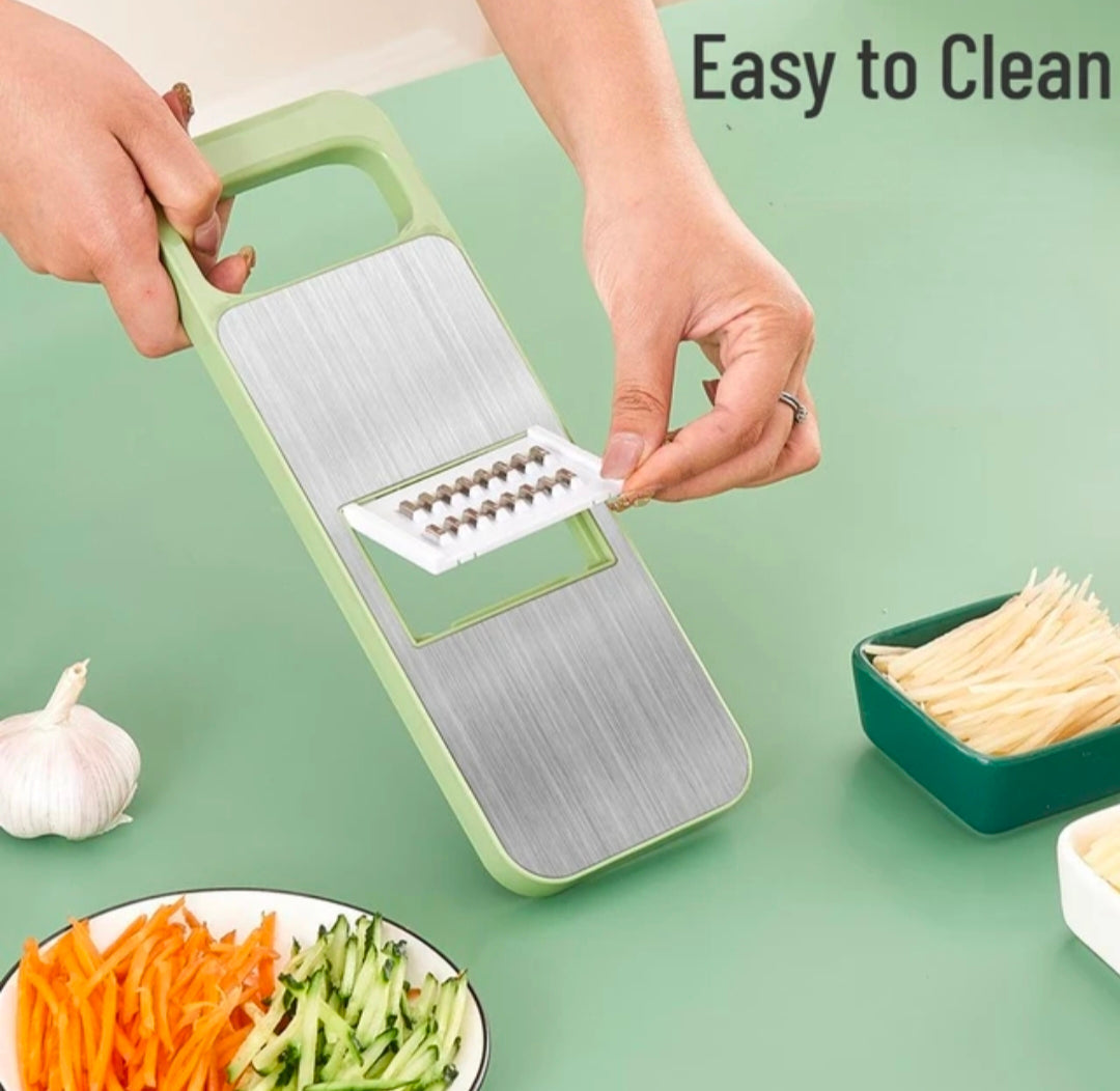 Vegetable Stainless Steel Slicer Cutter 5 In 1